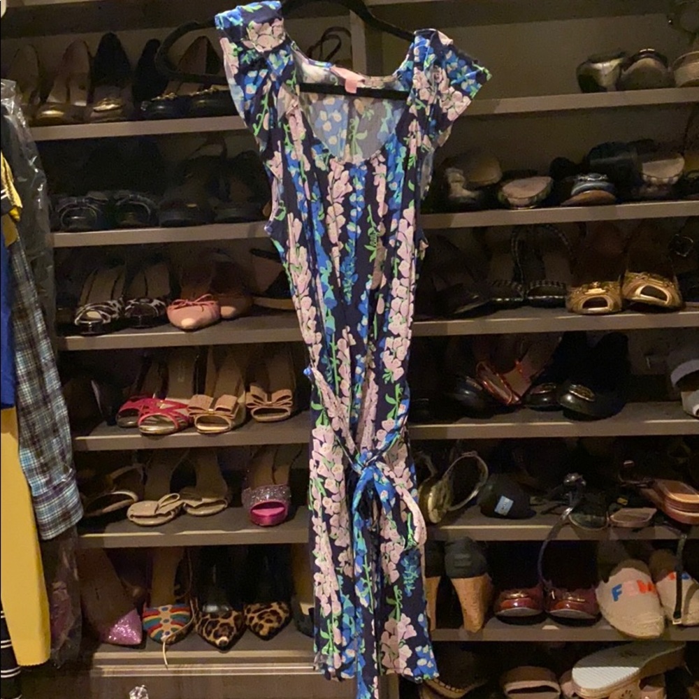 Lilly Pulitzer floral dress size L